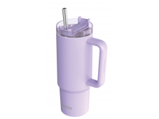Quokka Termo hrnek z nerezové oceli s brčkem Stream Purple 950 ml