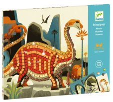 DJECO Pěnová mozaika Dinosauři: tvorba podle čísel