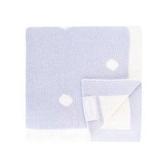 SHNUGGLE Luxusná pletená deka modrá