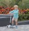 Globber kolobežka Junior Foldable lights Ecologic - Blueberry