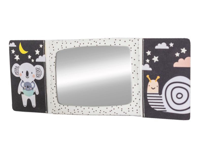 Taf Toys Igralna knjiga na trebuhu z ogledalom