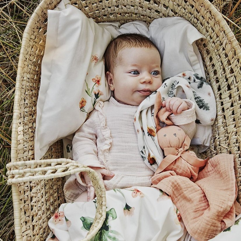 Elodie Details Deka pre bábätko z bambusového mušelínu - Meadow Blossom