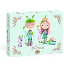 Djeco Tinyly figúrky Lily & Silvester, bábätko Babily a srnček