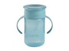 Beaba Hrnček trénovací 360° Blue 340 ml 12m+