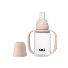 BIBS detská fľaša so silikónovým náustkom 150 ml (Blush)