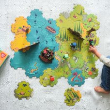 Djeco Arty Toys Obrovské puzzle Bitka Piráti vs Rytieri 30 ks