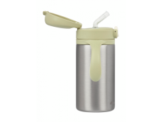 Bebeconfort Hrnček termoizolačný so slamkou nerez 280 ml Green