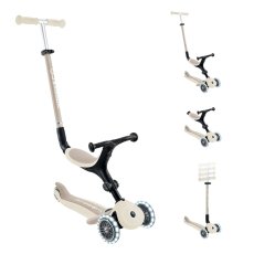 Globber Detská kolobežka Go up active lights ecologic Coconut