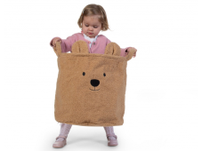 Childhome Koš na hračky Teddy Beige 40x40x40 cm