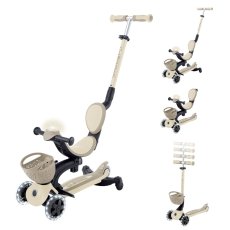 Globber kolobežka Go Up Baby lights 360 ° Taupe