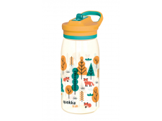 Quokka Plastová fľaša s náustkom Glow Kids Forest 580 ml