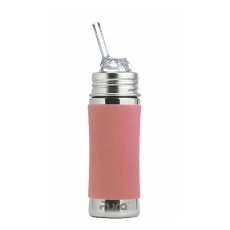 Pura nerezová fľaša so slamkou 325 ml (Rose)
