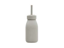KikkaBoo Fľaša so slamkou Platinum Silicone Sand