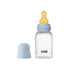 BIBS antikolická láhev s gumovou savičkou 150 ml (Baby Blue)