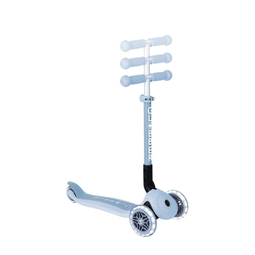 Globber kolobežka Junior Foldable lights Ecologic - Blueberry