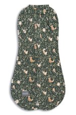 Zavinovačka Sleepee Second Step Swaddle s čepičkou zdarma Green Forest
