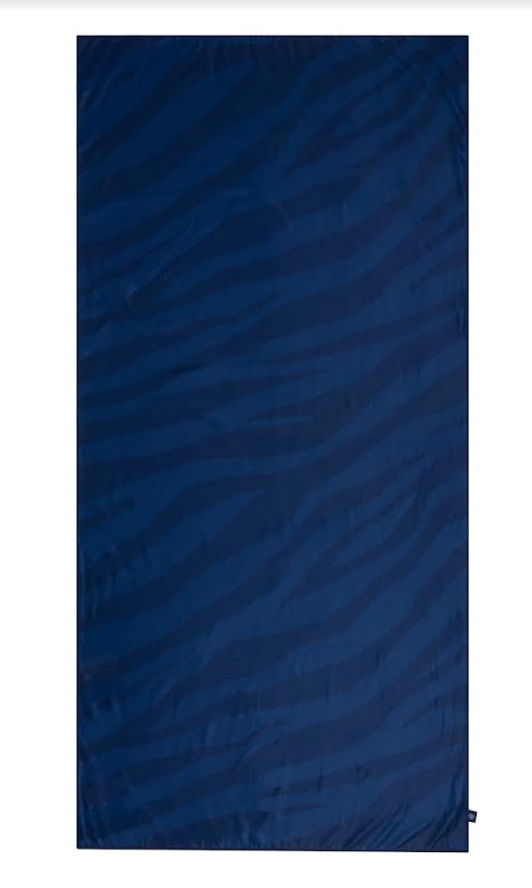 Swim Essentials Plážová osuška z mikrovlákna 180 x 90 Zebra modrá