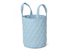 Little Dutch Košík textilný obojstranný extra veľký Pure Denim Blue