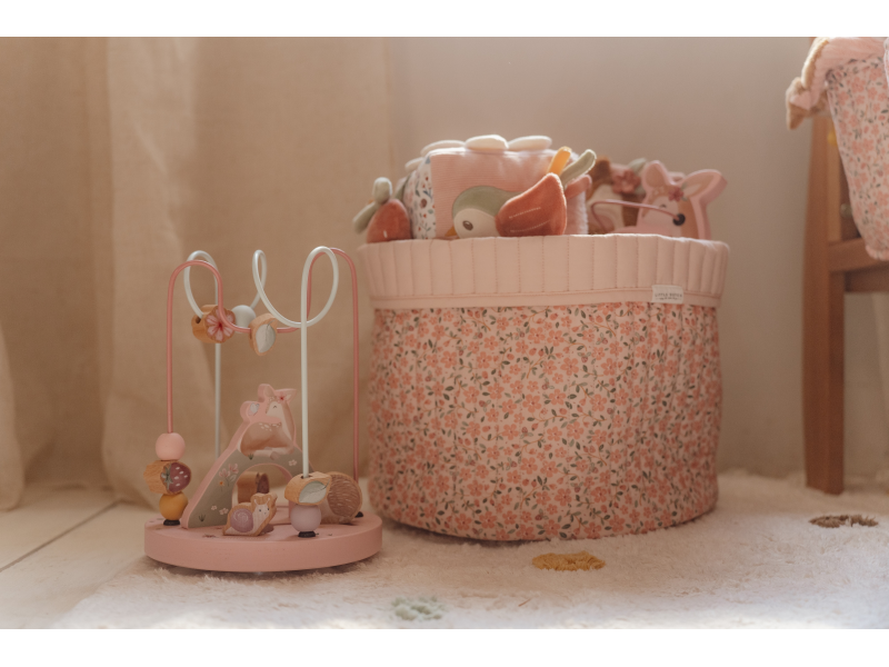 Little Dutch Kostka textilní s aktivitami Fairy Garden