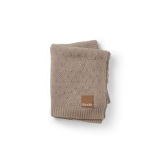 Elodie Details Pletená deka pre bábätko Pointelle Blanket - Tender Taupe