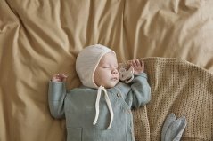 Čepička pro miminko Newborn Elodie Details - Vanilla White