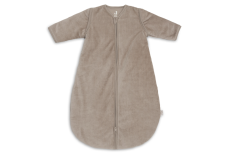 Jollein Spací vak 2v1 90cm Rib Milky Coffee