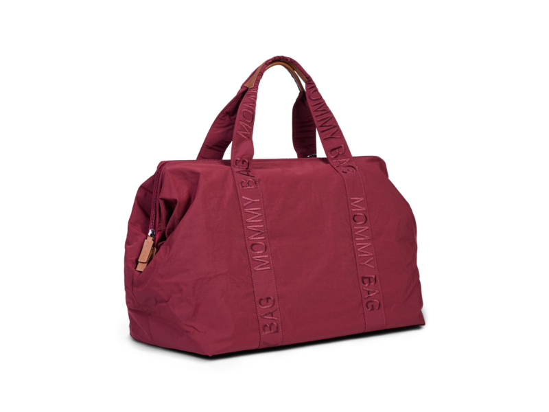 Childhome Prebaľovacia taška Mommy Bag Signature Urban Burgundy