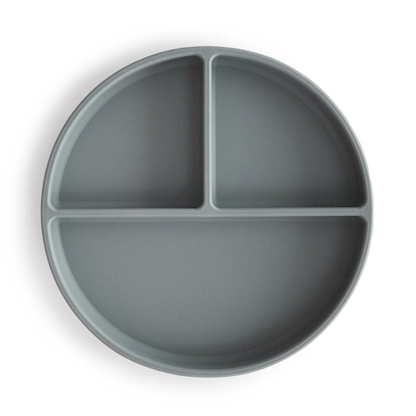Mushie silikonový talíř s přísavkou (Blush)