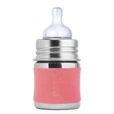 Pura nerezová dojčenská fľaša 150ml (Rose)