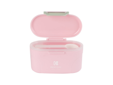 KikkaBoo Zásobník na sušené mlieko s odmerkou 130g Pink