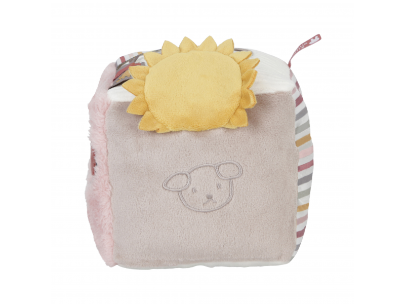 Little Dutch Kostka textilní králíček Miffy Fluffy Pink