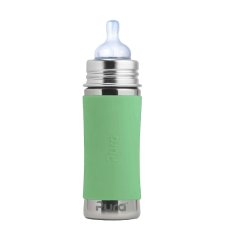 Kojenecká láhev Pura z nerezové oceli 325 ml (Moss)