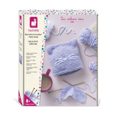 Janod Atelier Kreatívna sada Maxi Pletenie Mačička