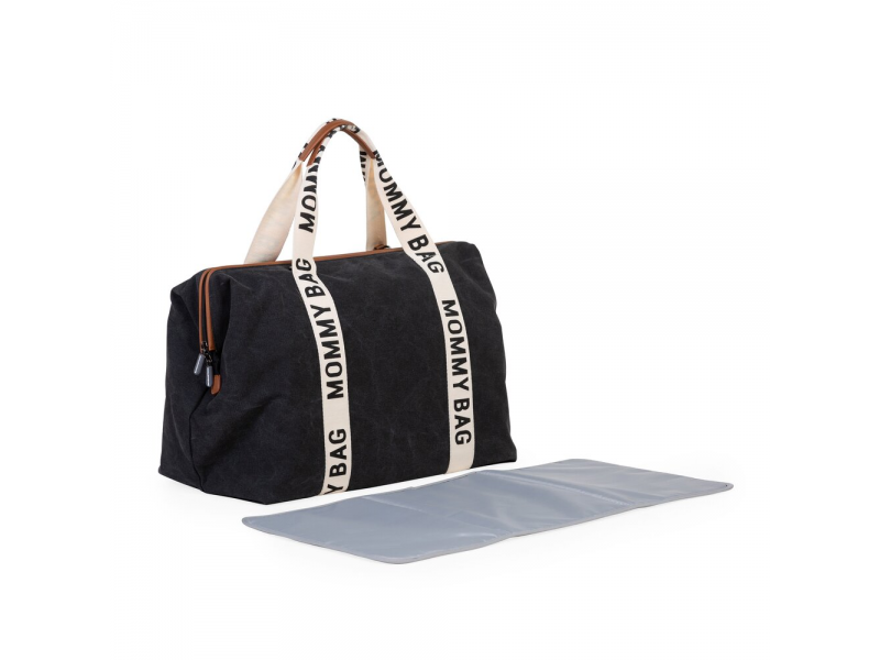 Childhome Prebaľovacia taška Mommy Bag Canvas Black