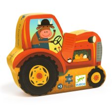 Djeco Puzzle Traktor 16 ks
