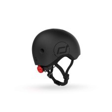 SCOOT AND RIDE Detská prilba – m-l – black