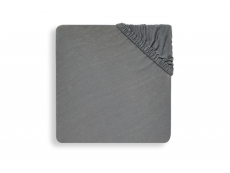 Jollein Napínacia plachta 120x60 cm Storm Grey