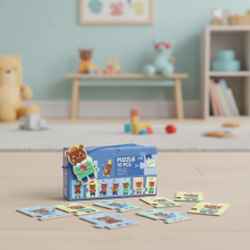 Djeco Postupové puzzle Obleč medvedíka