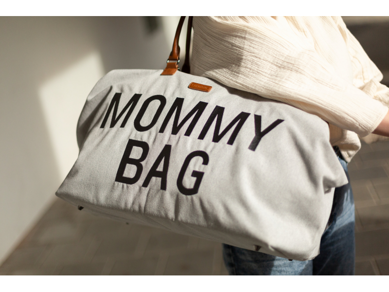 Childhome Přebalovací taška Mommy Bag Canvas Grey