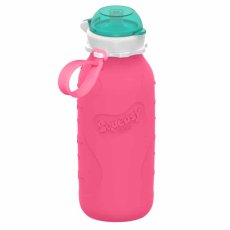 Squeasy Gear silikónová fľaša 480ml (ružová)