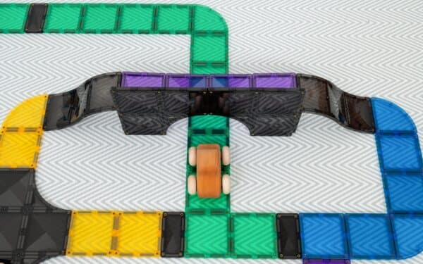 Connetix Magnetická stavebnica Rampy a zákruty 16 ks
