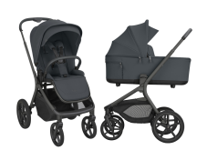 KikkaBoo Kočík 2v1 Goya Platinum Graphite