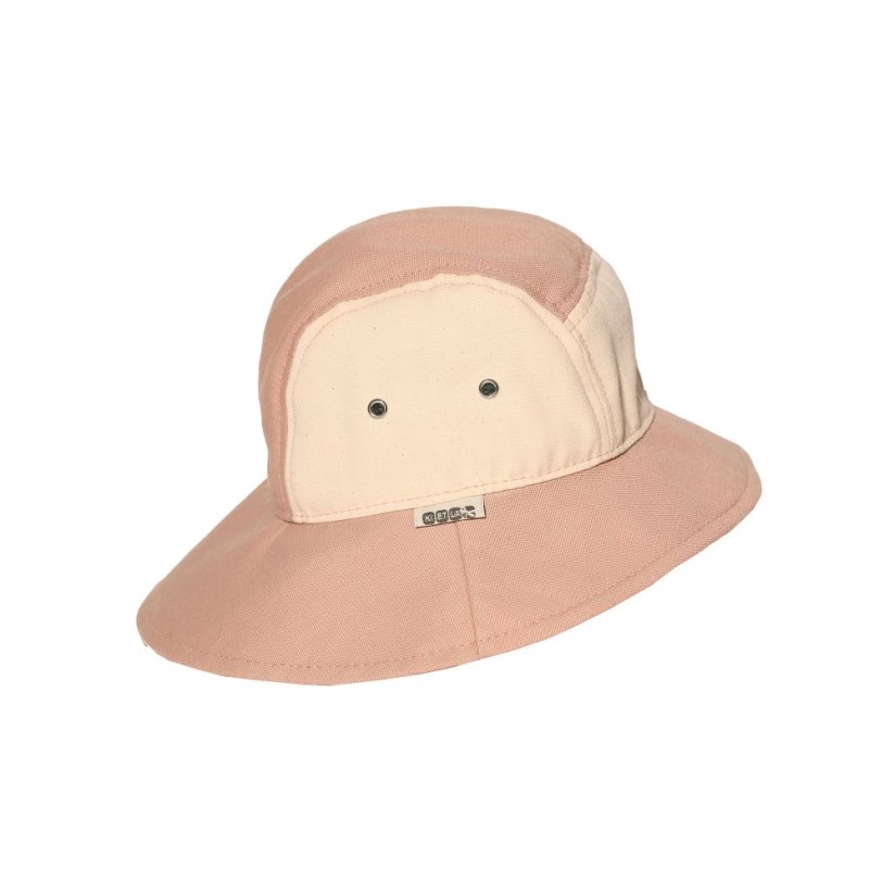 KiETLA klobouček s UV ochranou 2-4 roky (Green/Natural/Pink)