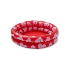 Swim Essentials Nafukovací bazén pre deti Hearts red 60 cm