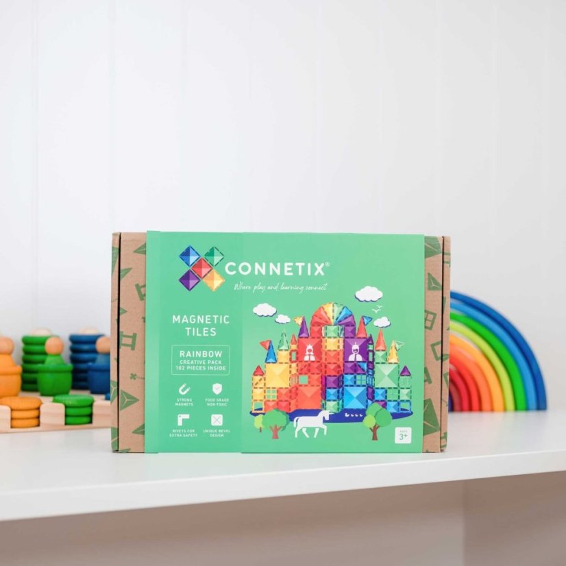 Connetix Magnetni komplet Rainbow Creative Pack 102 ks