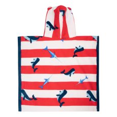 Swim Essentials Plážové pončo 65 x 65 cm Velryby