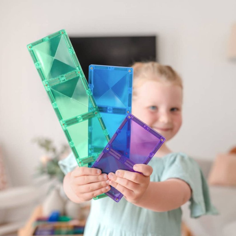 Connetix Magnetická stavebnica Rainbow Rectangle Pack 18 ks