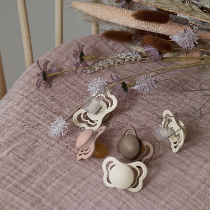 BIBS Couture anatomické cumlíky zo silikónu 2ks - veľkost 2 (Island Sea / Sage)