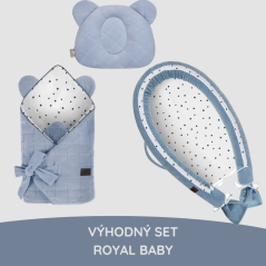 Výhodný set pre miminko - Royal Baby modrá
