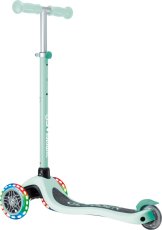 Globber detská trojkolesová kolobežka - Primo Lights V2 - Svietiace Kolieska - Dark Mint